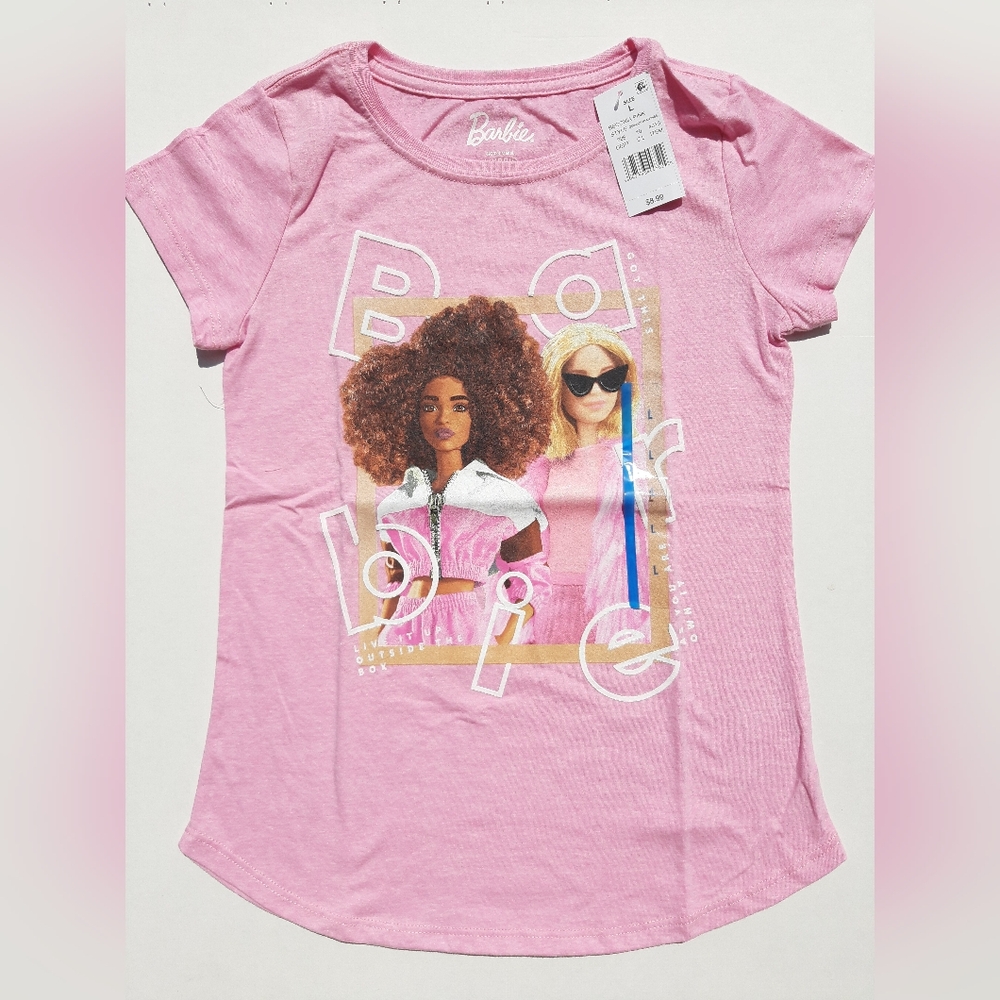Barbie Graphic Pink Kids Tee